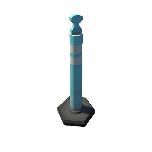 RoadCone02_lightBlue_prefab