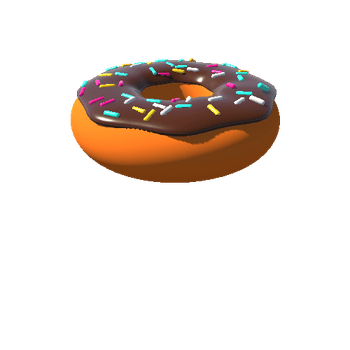 DONUT Fast Food Pack - High Poly and Low Poly