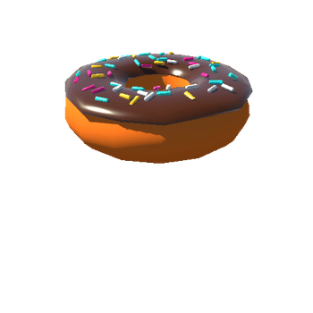 DONUT_LOWPOLY Fast Food Pack - High Poly and Low Poly