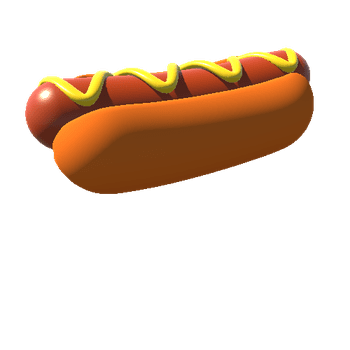 HOTDOG Fast Food Pack - High Poly and Low Poly
