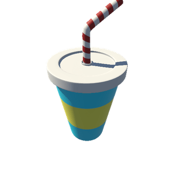 SOFTDRINK_V1 Fast Food Pack - High Poly and Low Poly
