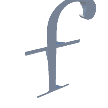 f 3D Letters & Numbers
