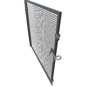 ModularFenceGateMirroredWithChain