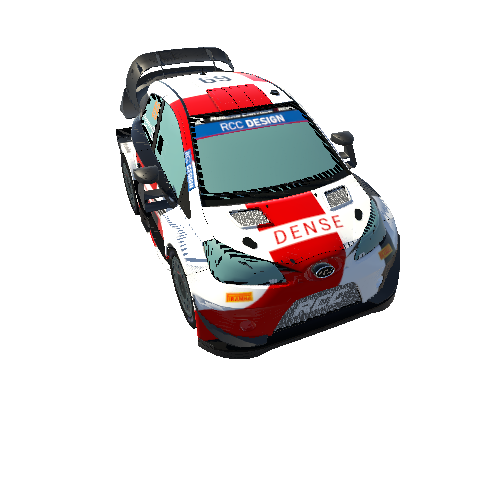 MCRC_PREFAB Modern Cartoon Rally Car