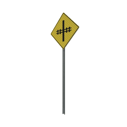 Sign.RailroadCrossing.Straight