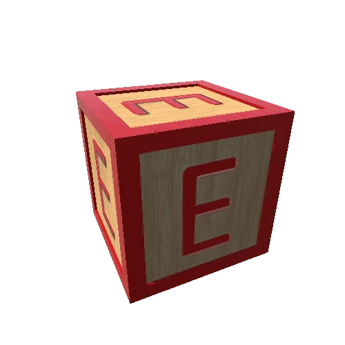 TOYBlock_Red_E_LP