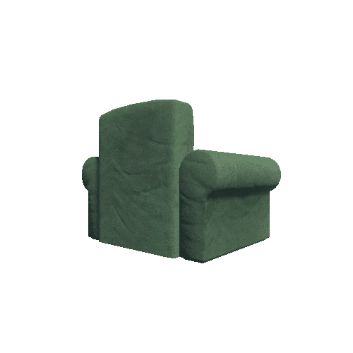 Armchair_01_Fabric_Green