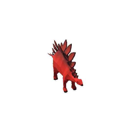 Stegosaurus_Red