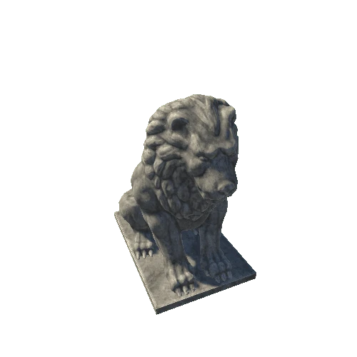 LionStatueB002