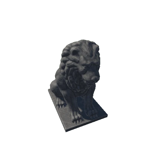 LionStatueB004