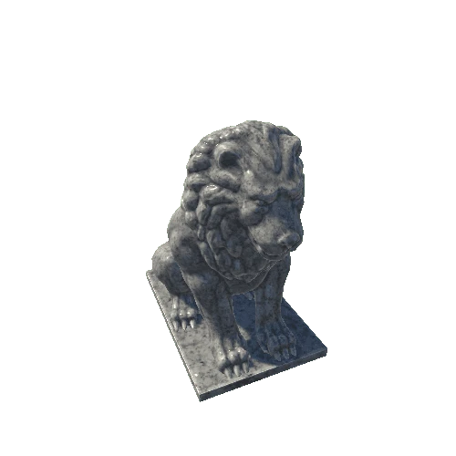 LionStatueB007