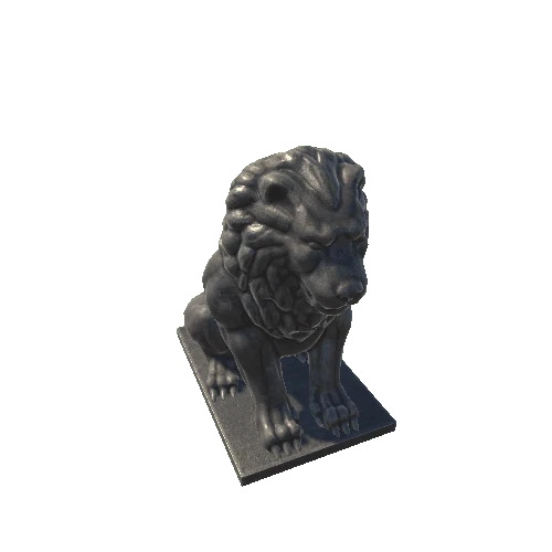 LionStatueB010