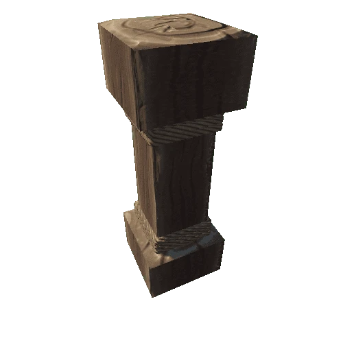 Wood_Pillar_WBase_WTop_Thick