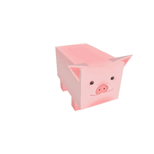 Cube-Animal-Pig