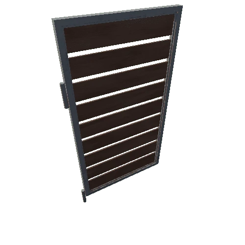 Prefab_Fence_aluminium_wood_02_dirt_Door