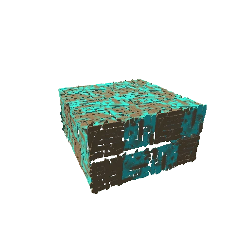 Platform_Wood_Blue_4x4x2