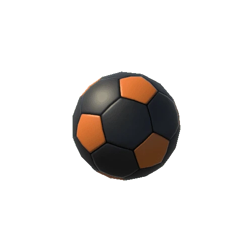 Prefab_Soccer_Ball_A_Orange_Simple