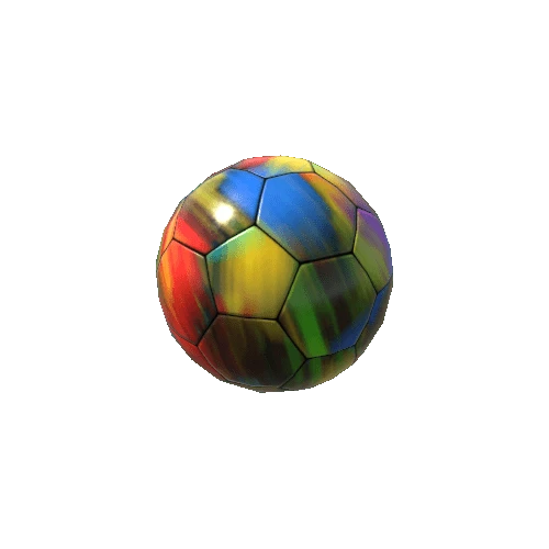 Prefab_Soccer_Ball_B_Colorful_Plastic