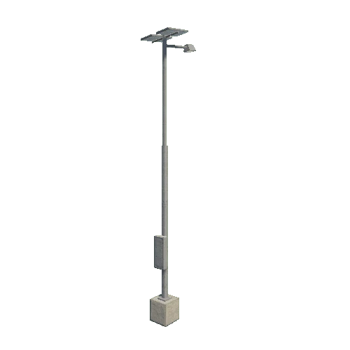 Light_Pole_Solar_L_Lit