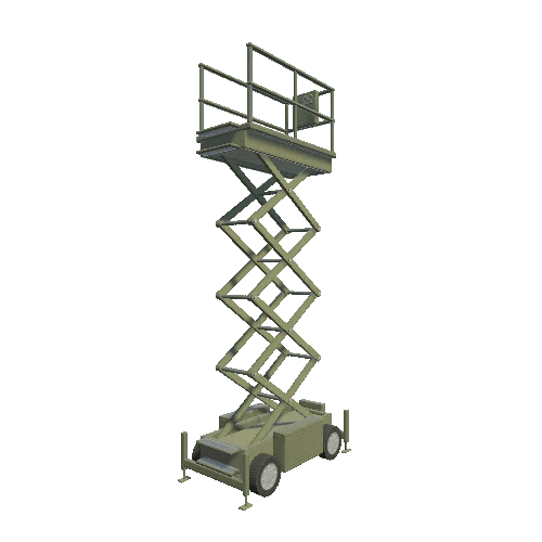 Scissor_Lift_Army_Green