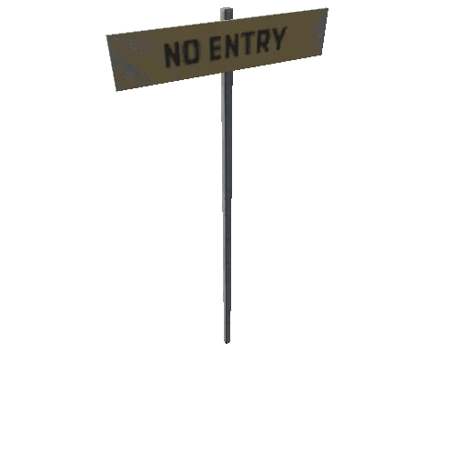 Sign_Standing_S_No_Entry