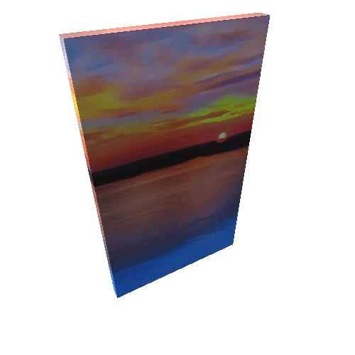 PaintingVertical-LakeSunset