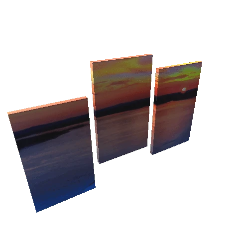 Paintings3Staggered-LakeSunset