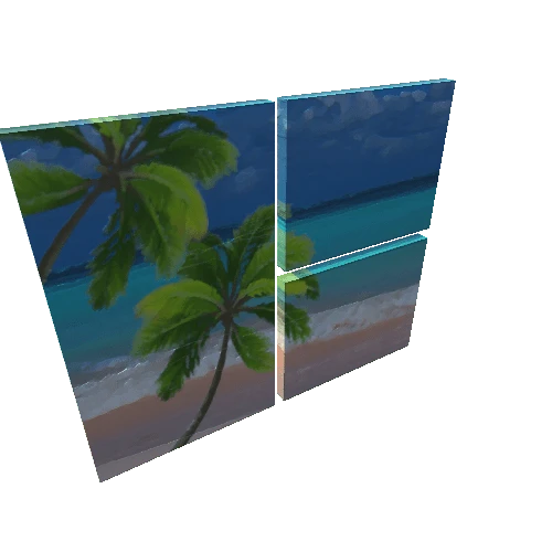 Paintings3Window-BeachandPalmTrees