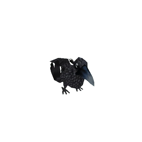 Crow_Lowpoly_Anim