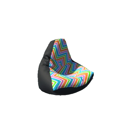 SaccoBeanBag_RainbowPattern