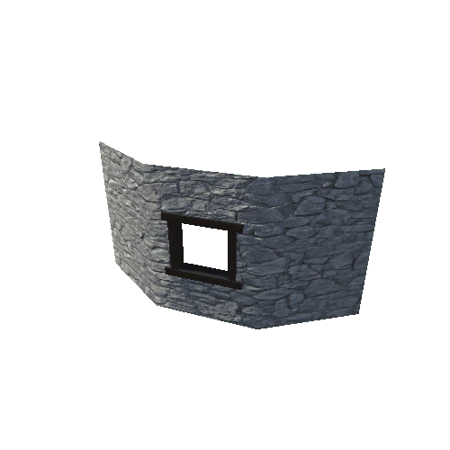 Wall_Curve_Window_Square_Single_Stone