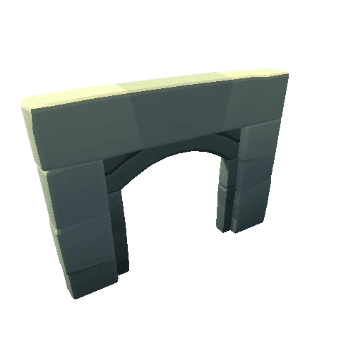door_frame_stone_rounded_double