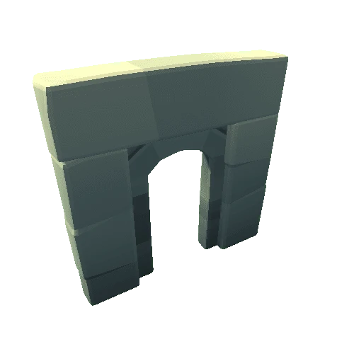 door_frame_stone_rounded_single