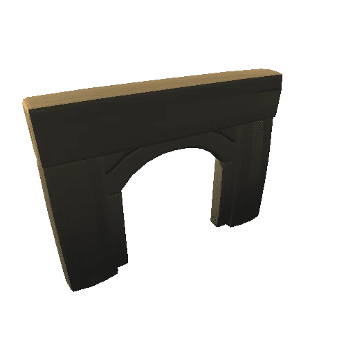 door_frame_wood_rounded_double