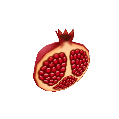 Pomegranate_Half