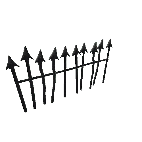 Medieval_IronFixtures_ArowRailing_Long