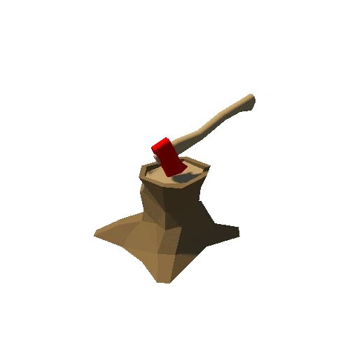 prefab_low_poly_log_stump01