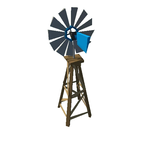 prefab_low_poly_windmill