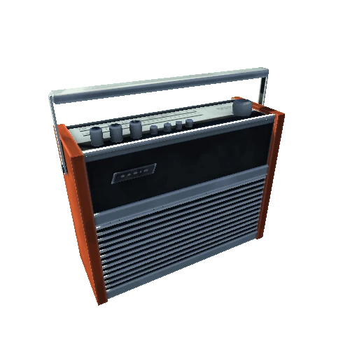 RetroElectronic_Radio_60s_prefab