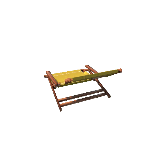 LawnChair_Redwood_Yellow_Reclined