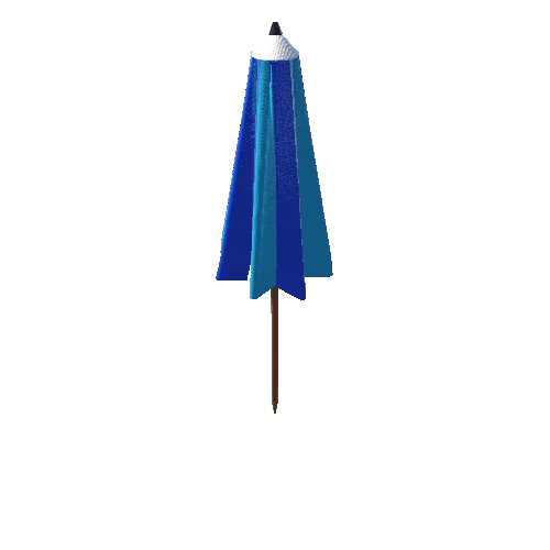 UmbrellaFoldedBlueLightBlue