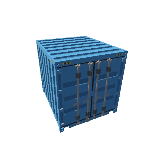 ShippingContainer_10ft_Blue