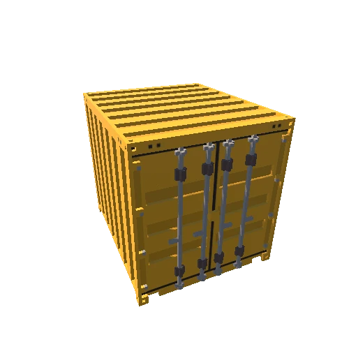 ShippingContainer_10ft_Yellow