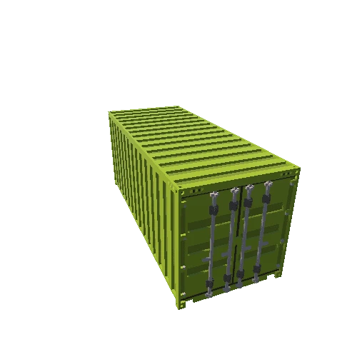 ShippingContainer_20ft_AppleGreen