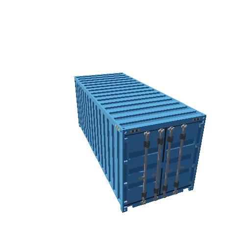 ShippingContainer_20ft_Blue