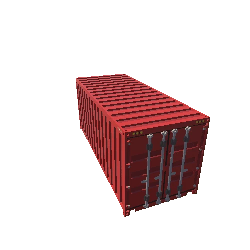 ShippingContainer_20ft_Red
