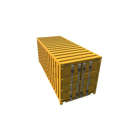 ShippingContainer_20ft_Yellow