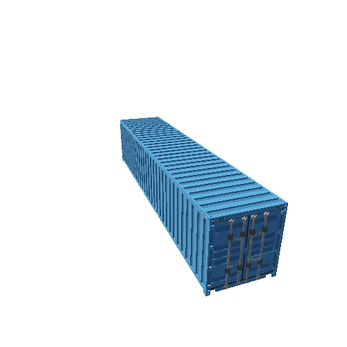 ShippingContainer_40ft_Blue