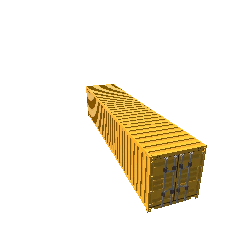 ShippingContainer_40ft_Yellow