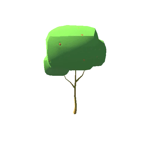 CubeCrownBerryTree_Stylized_Set